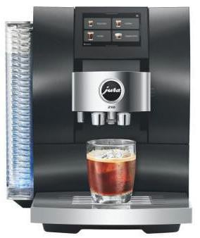 JURA Z10 (EB) Kaffeevollautomat, 51 Spezialitäten, 4,3"-Touchscreen, WiFi, Light & Cold Brew, Sweet Foam mit Sirup- & Schokoaufsatz, Coffee Timer, Aluminium Black