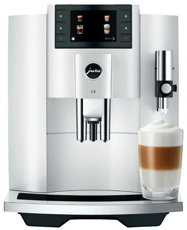 Jura Piano Weiß Kaffeevollautomat "15747 E8 (Ed) Piano White" 27 Spezialitäten Wifi Hot & Light Brew Sweet von Baur - Bild 2