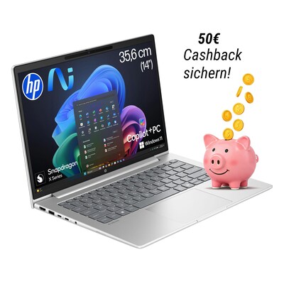 HP  ProBook 4 G1q 14″ WUXGA Snapdragon X126100 32GB RAM 512GB SSD Win 11 Pro AD2P2ET | 00199251364860