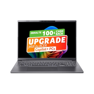 Acer  Aspire 16 AI OLED A16-52M-75LW 16″ WUXGA+ OLED Core Ultra 7 258V 32GB/1TB Win11 Copilot+ PC | 04711474611390