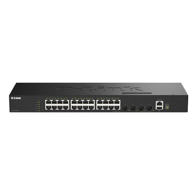 D-Link  DGS-1530-28P/E Smart Managed PoE 28-Port-Stackable-Gigabit-Switch | 00790069474590