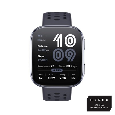 Image of Amazfit BIP 6 Aktivitäts-Tracker black HYROX-Modus