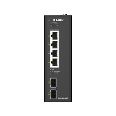 D-Link DIS-100G-06P Industrial Gigabit 6-Port Unmanaged Switch
