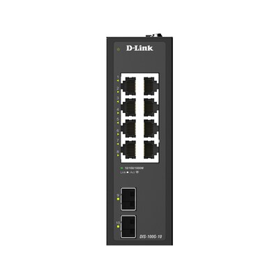D-Link DIS-100G-10 Industrial Gigabit 10-Port Unmanaged Switch