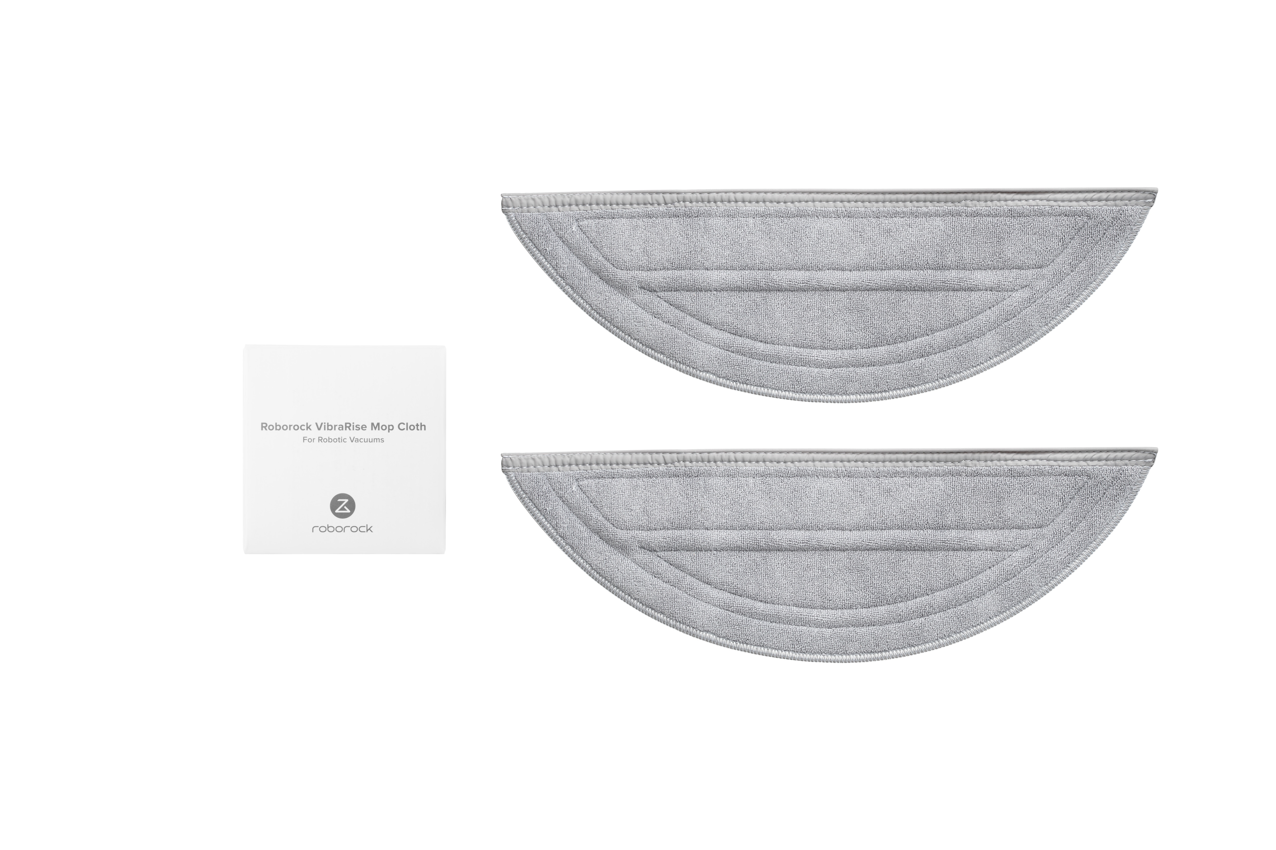 Roborock Robot VC Double VibraRise 2.0 Mop Cloth-Gray SXTB11RR 2 Stück