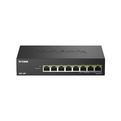 D-Link  DMS-108P/E Industrial Gigabit 8-Port Unmanaged Switch | 00790069476839