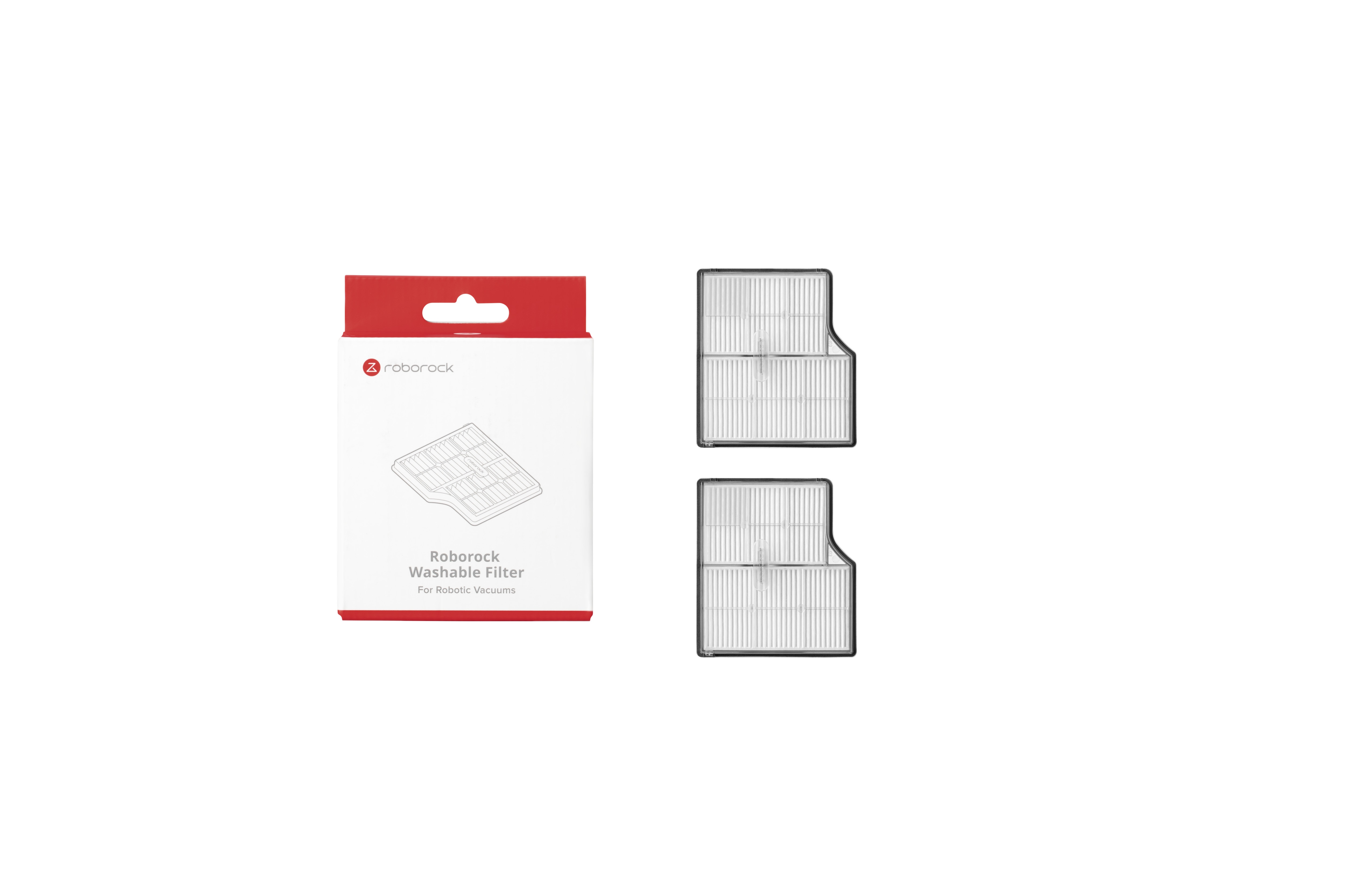 Roborock Robot VC Washable Filter White 2 Stück