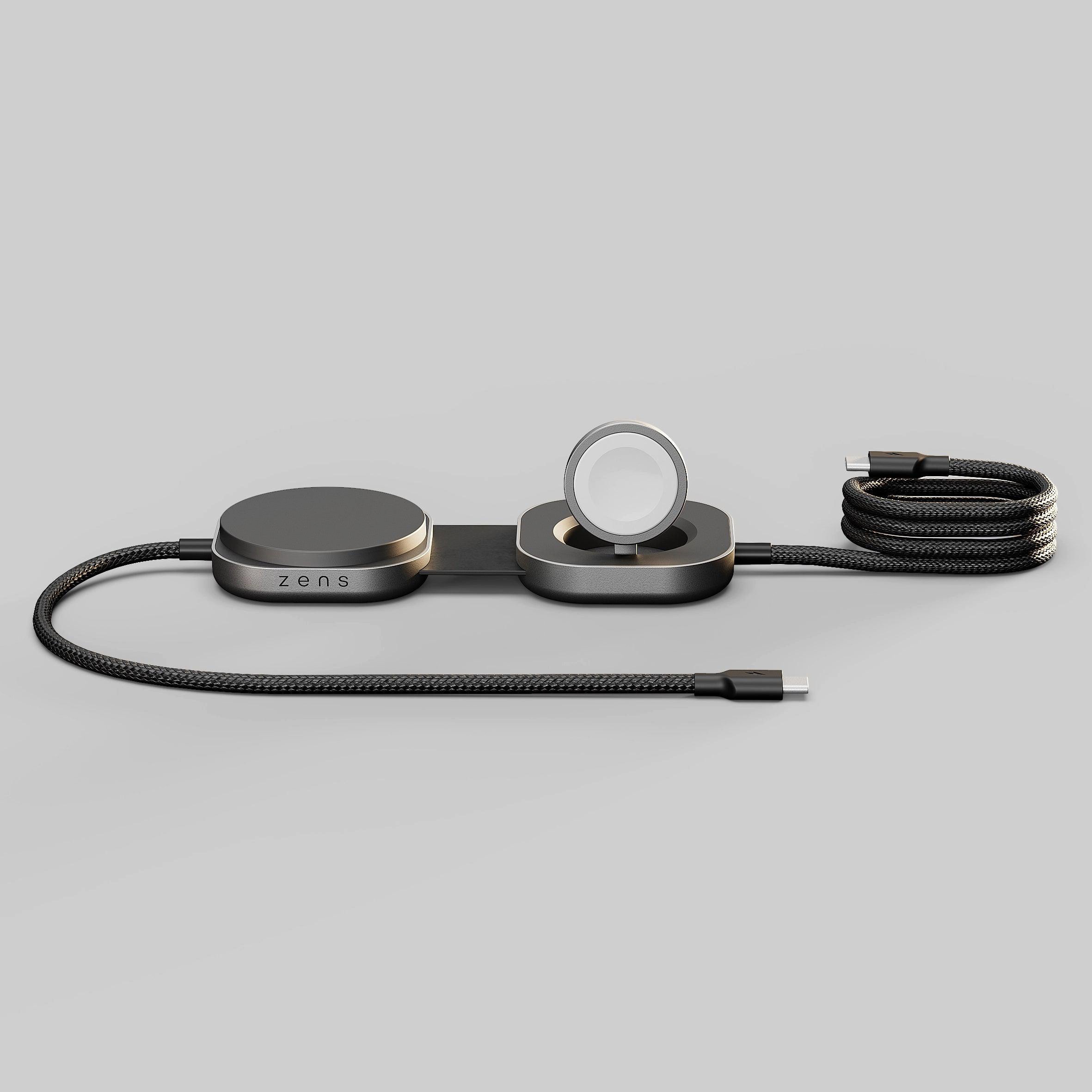 Zens Wireless Ladekabel Pro3 Qi2 + Watch schwarz
