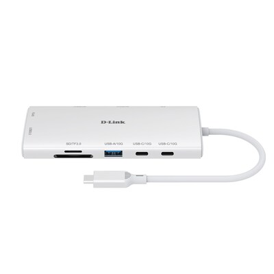 D-Link DUP-A01 10-In-1 USB-C Hub mit HDMI/Kartenleser/USB-C Ladeanschluss