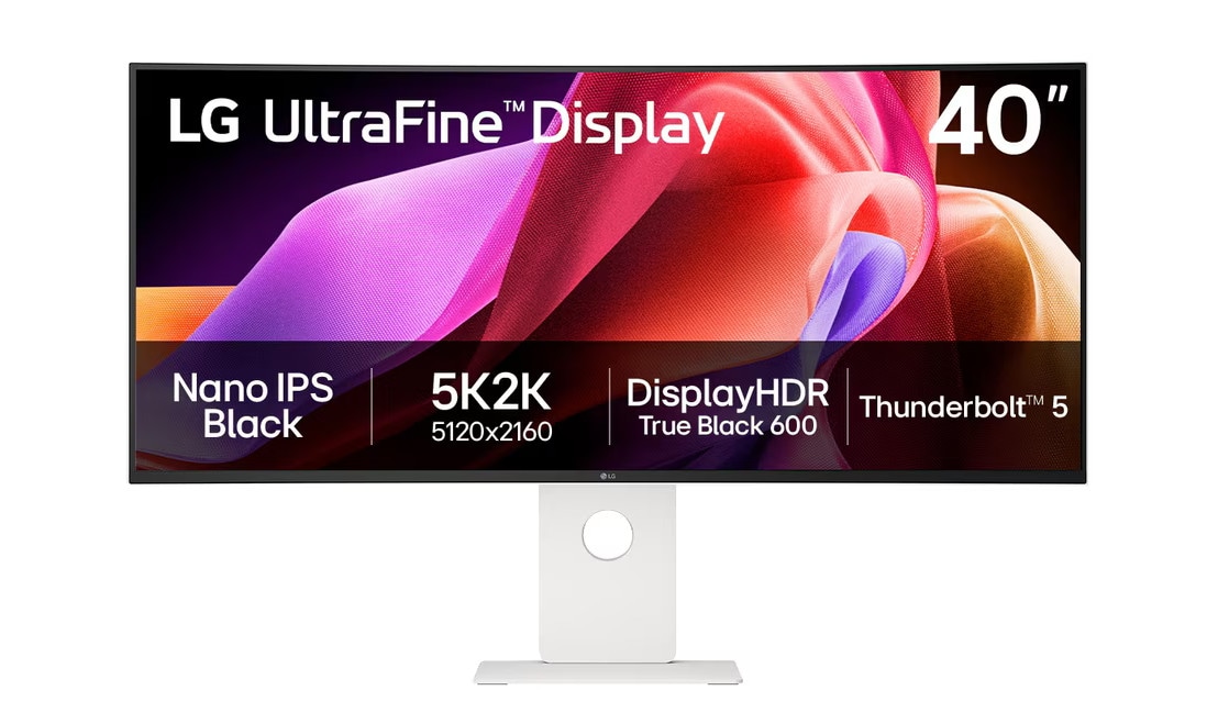 LG UltraFine 40U990A-W 40 Zoll Nano IPS Panel 21:9 120 Hz Curved Monitor