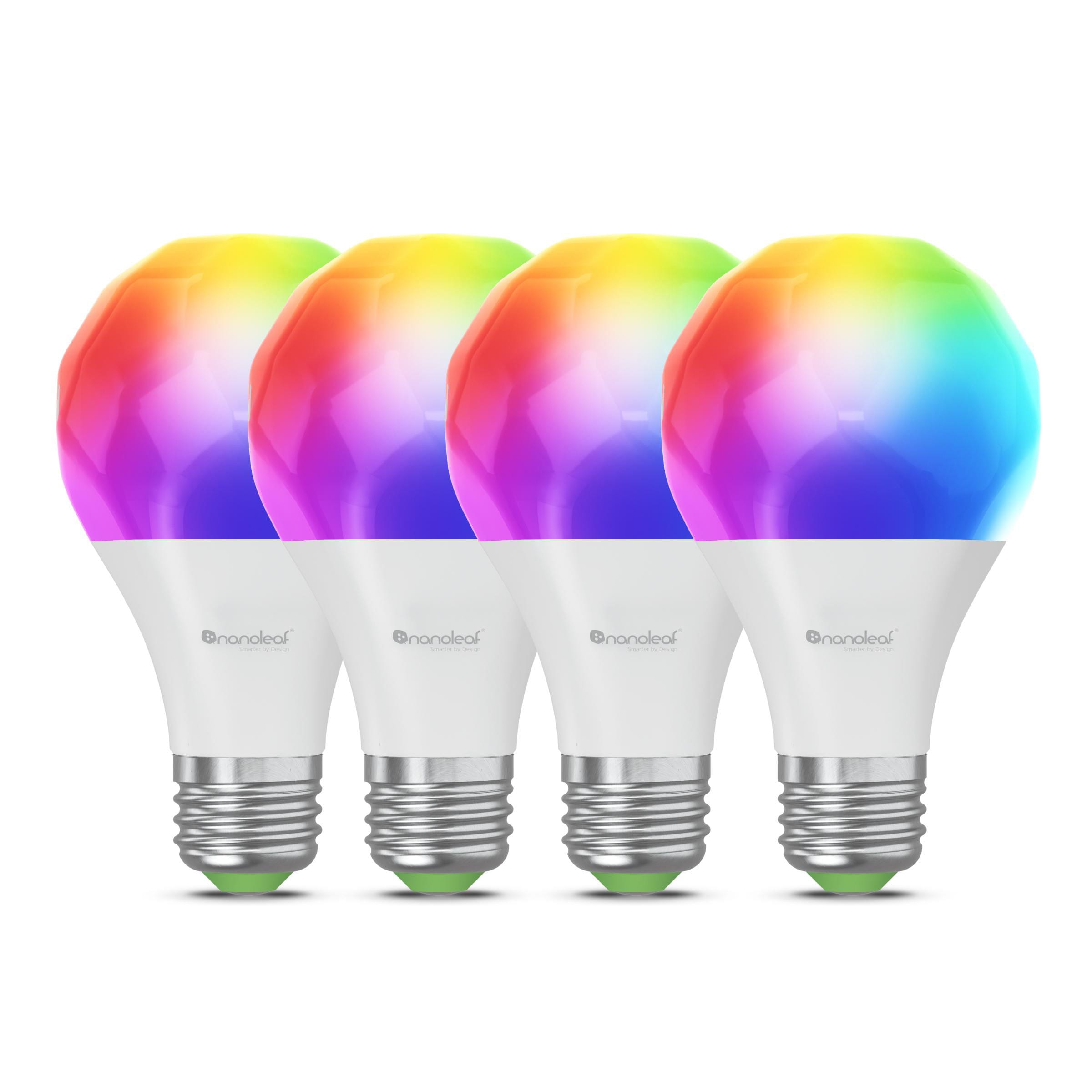 Nanoleaf Essentials Matter Wlan Smart Bulb E27 Led-Leuchtmittel 4 Stück N7501b02-4A60e