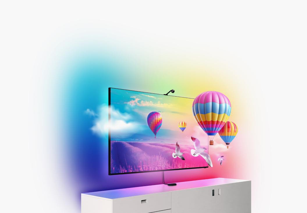 Nanoleaf 4D V2 Screen Mirror + Lightstrip Kit (Fernseher + Bildschirme Bis 65") Größe 4 - Bild 2