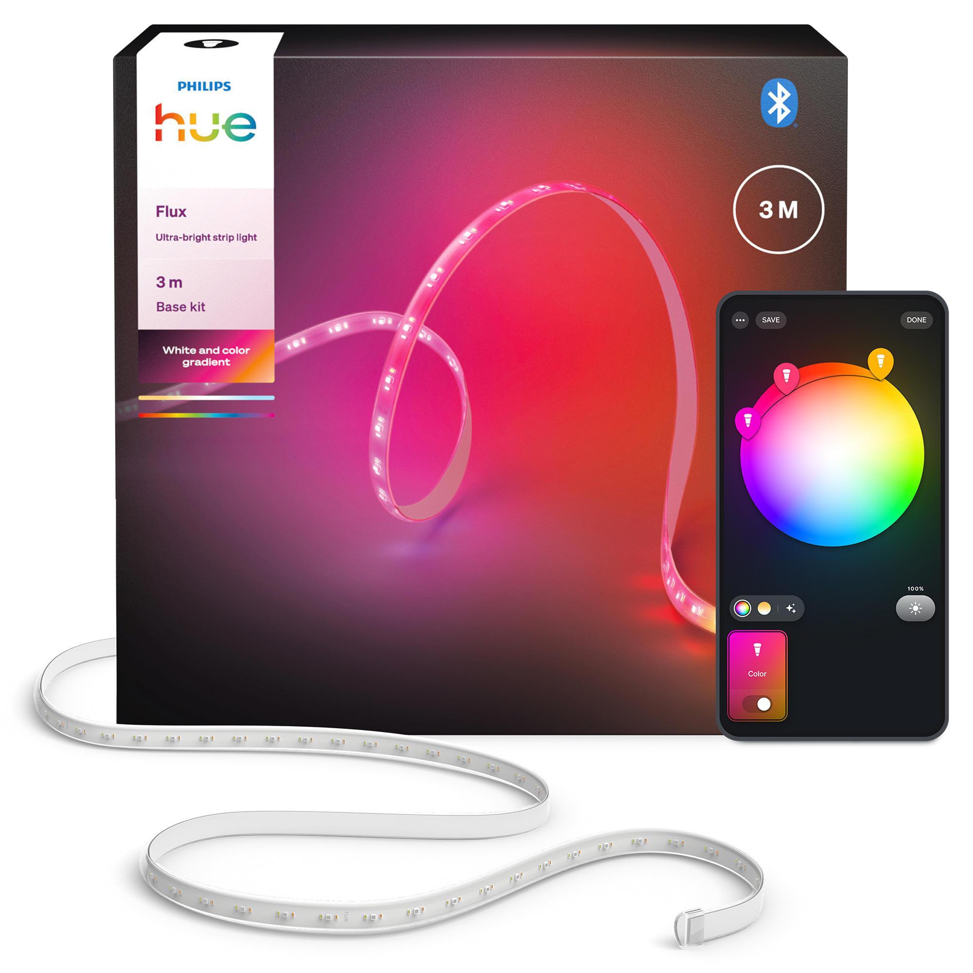 Philips Hue Flux Ultra Bright Gradient Lightstrip - 3m - Weiß - Bild 4