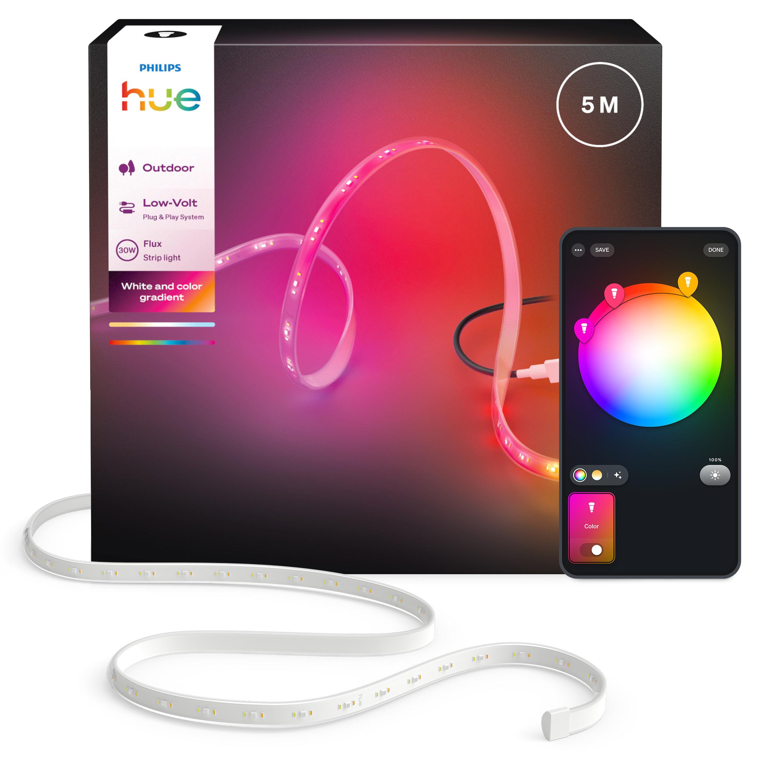 Philips Hue Flux Gradient Outdoor Lightstrip 3000Lm 5M Licht - Bild 13