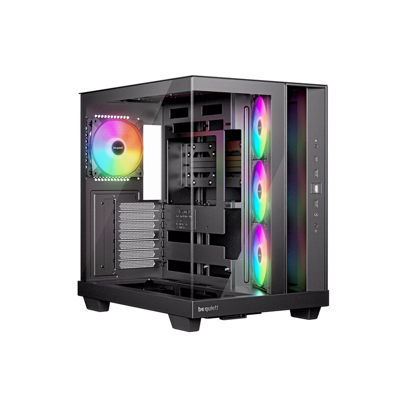 be quiet! Light Base 500 LX Schwarz Midi Tower Gaming Gehäuse mit Seitenfenster