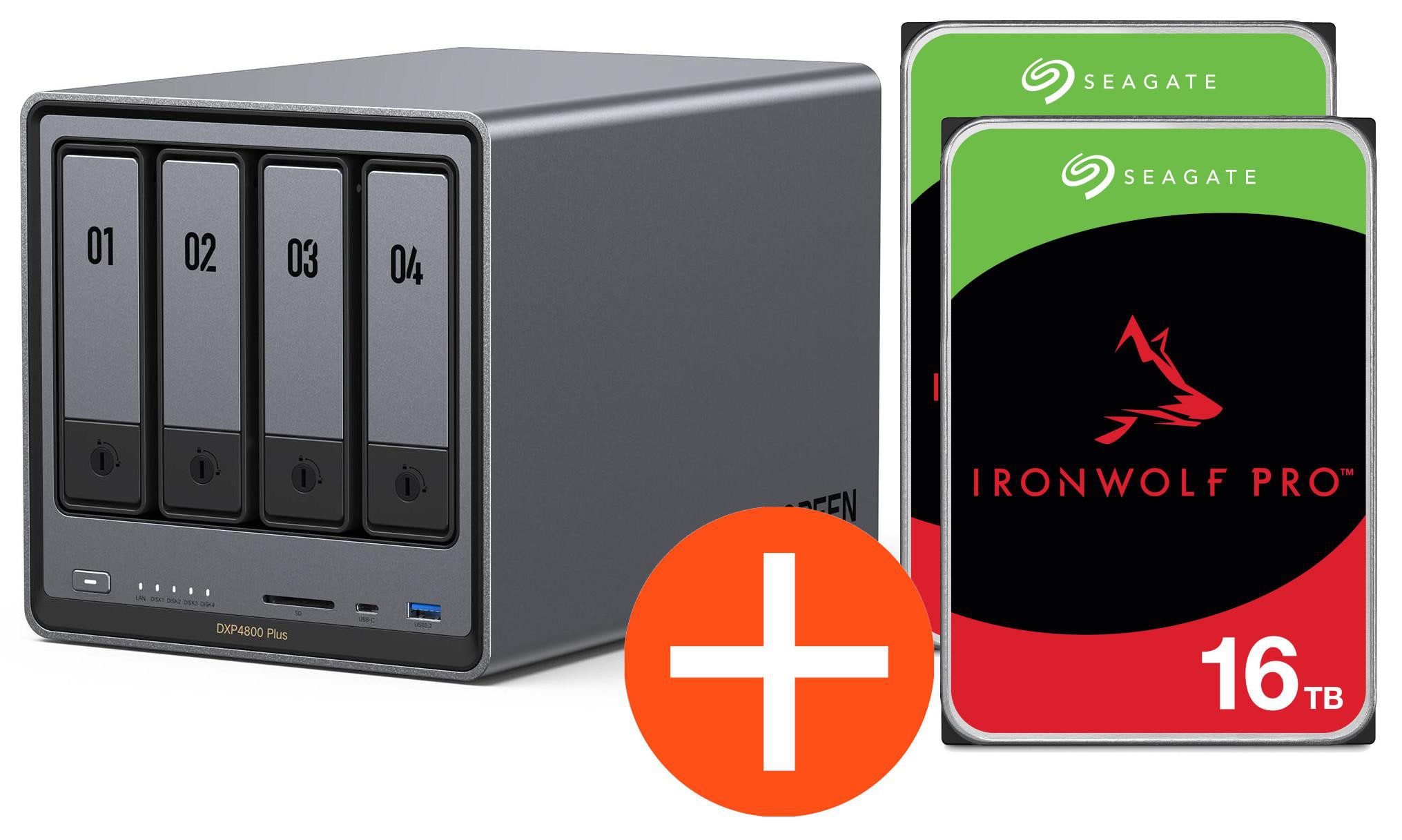 Ugreen Nasync Dxp4800 Plus Nas System 4-Bay 16Tb Inkl. 4X Wd Wd40efpx Nas Hdd - Tb Größe 4 - Image 34