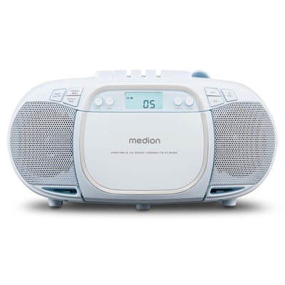 Medion LIFE® E66476 CD-/MP3-/Kassettenspieler blau