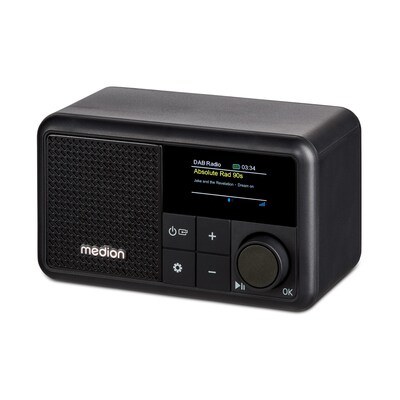 Medion LIFE® S66822 Tragbares DAB+ Radio schwarz
