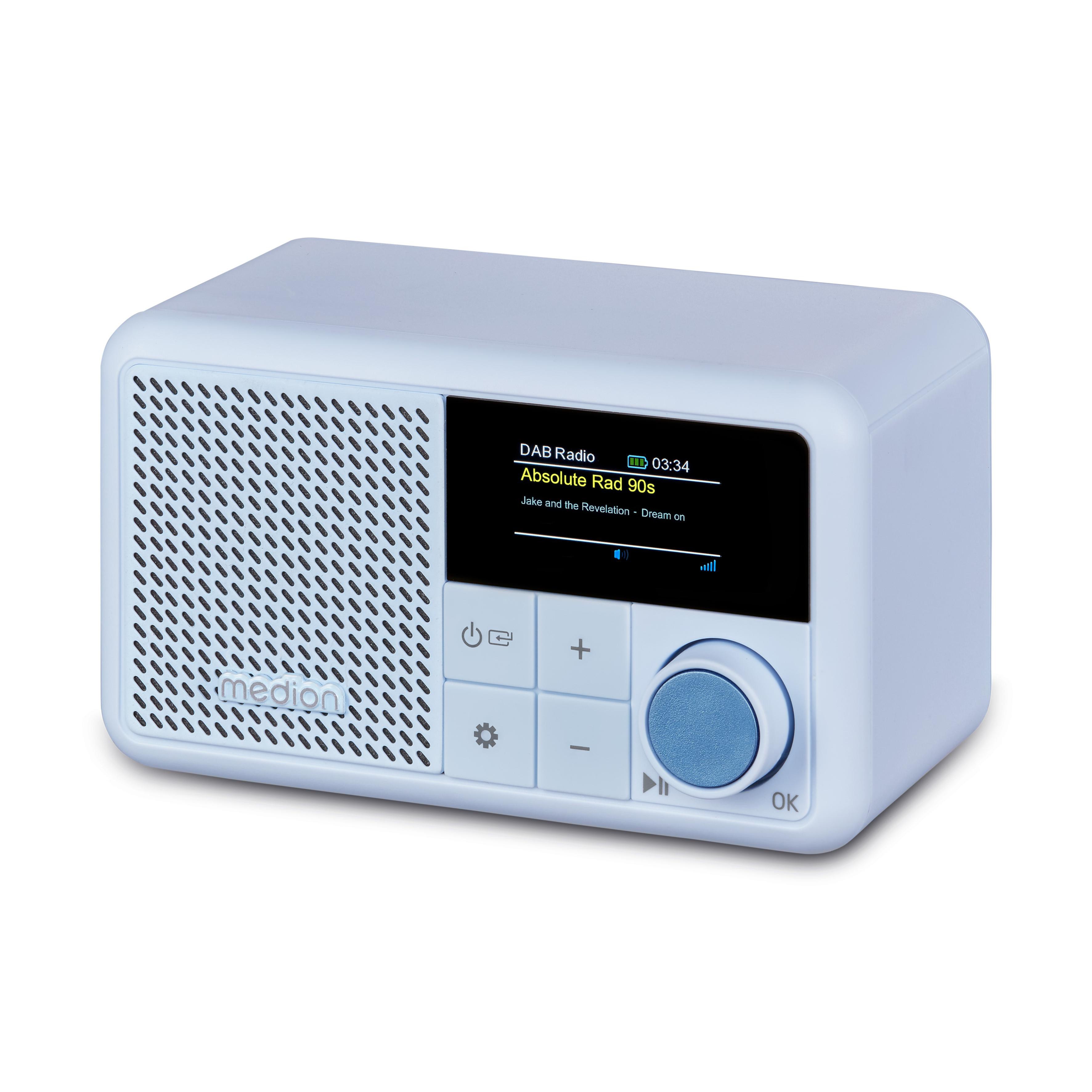 Medion LIFE® S66822 Tragbares DAB+ Radio blau