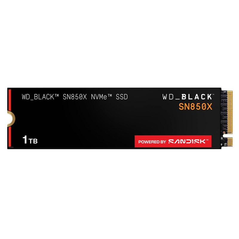 N8 Black günstig Kaufen-WD_BLACK SN850X NVMe SSD 1 TB M.2 2280 PCIe 4.0. WD_BLACK SN850X NVMe SSD 1 TB M.2 2280 PCIe 4.0 <![CDATA[• 1 TB - 2,38 mm Bauhöhe • M.2 2280 Card, Kompatibel mit der Playstation™ 5 • Maximale Lese-/Schreibgeschwindigkeit: 7300 MB/s / 6.300 MB/s • Perform