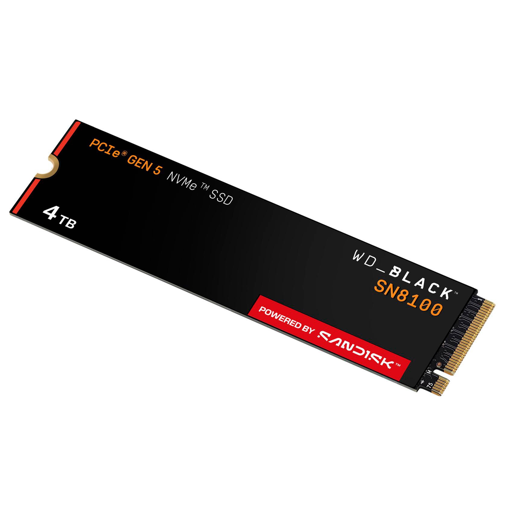 WD_BLACK SN8100 NVMe SSD 4TB M.2 2280 PCIe 5.0