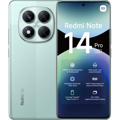 Xiaomi Redmi Note 14 Pro 5G 12/512GB coral green