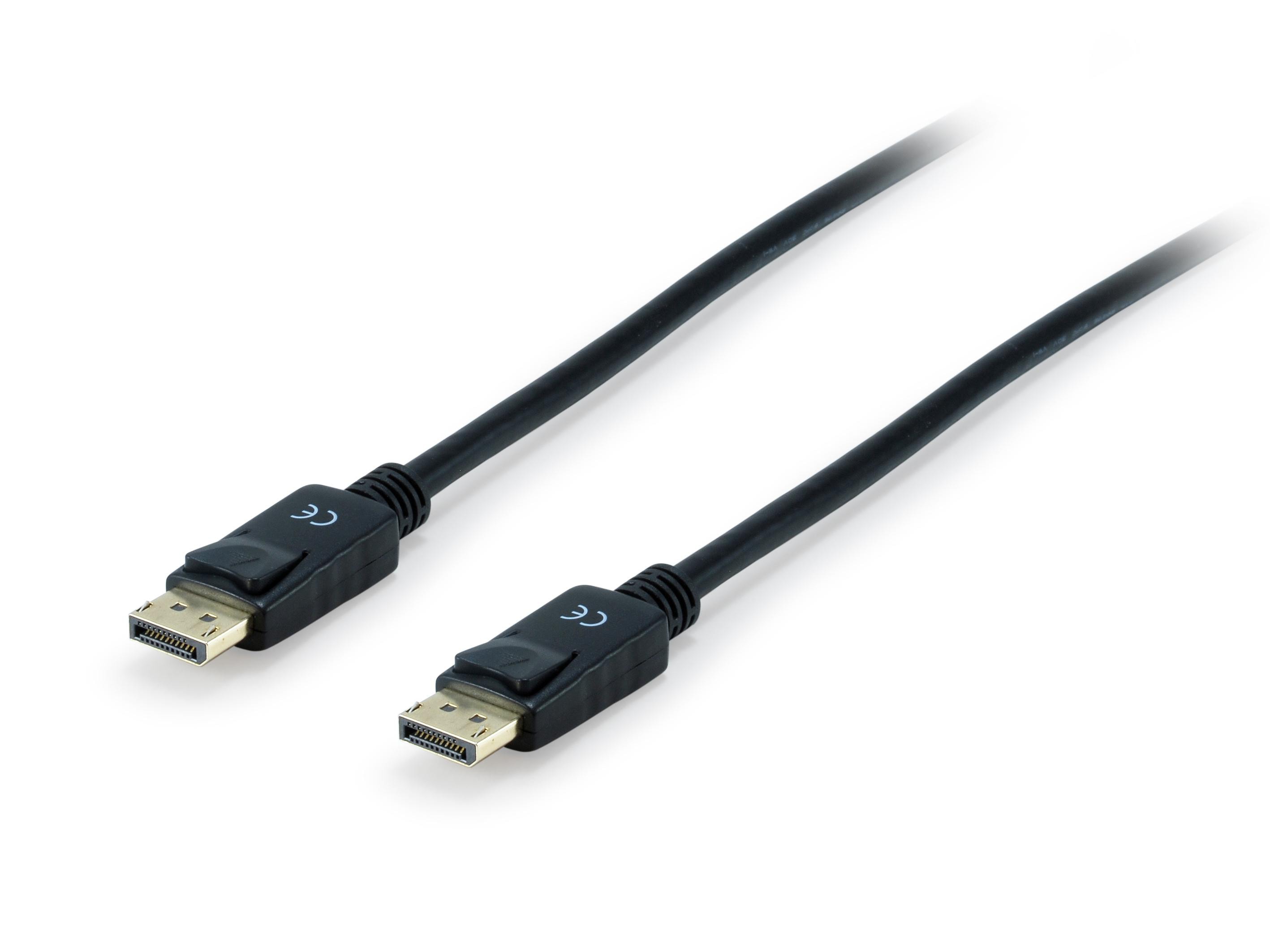 Equip 119256 DisplayPort 1.4 Kabel, Stecker auf Stecker, 10m, schwarz