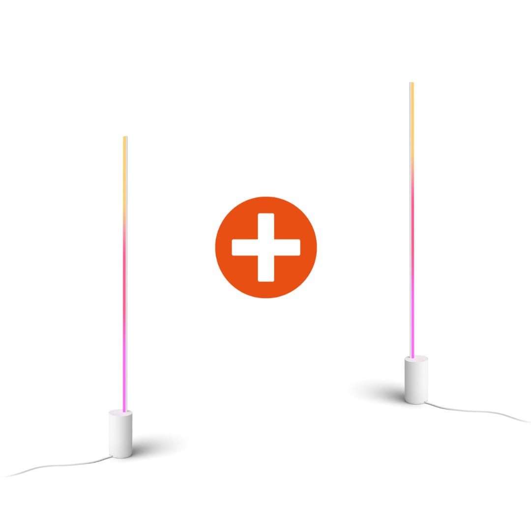 Philips Hue gradient Signe floor lamp - white and coloured light - white - Bild 12