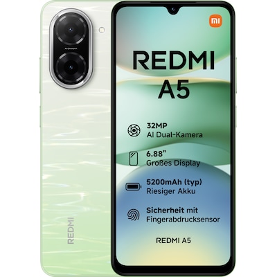 Xiaomi Redmi A5 3/64GB Dual-SIM Smartphone lake green