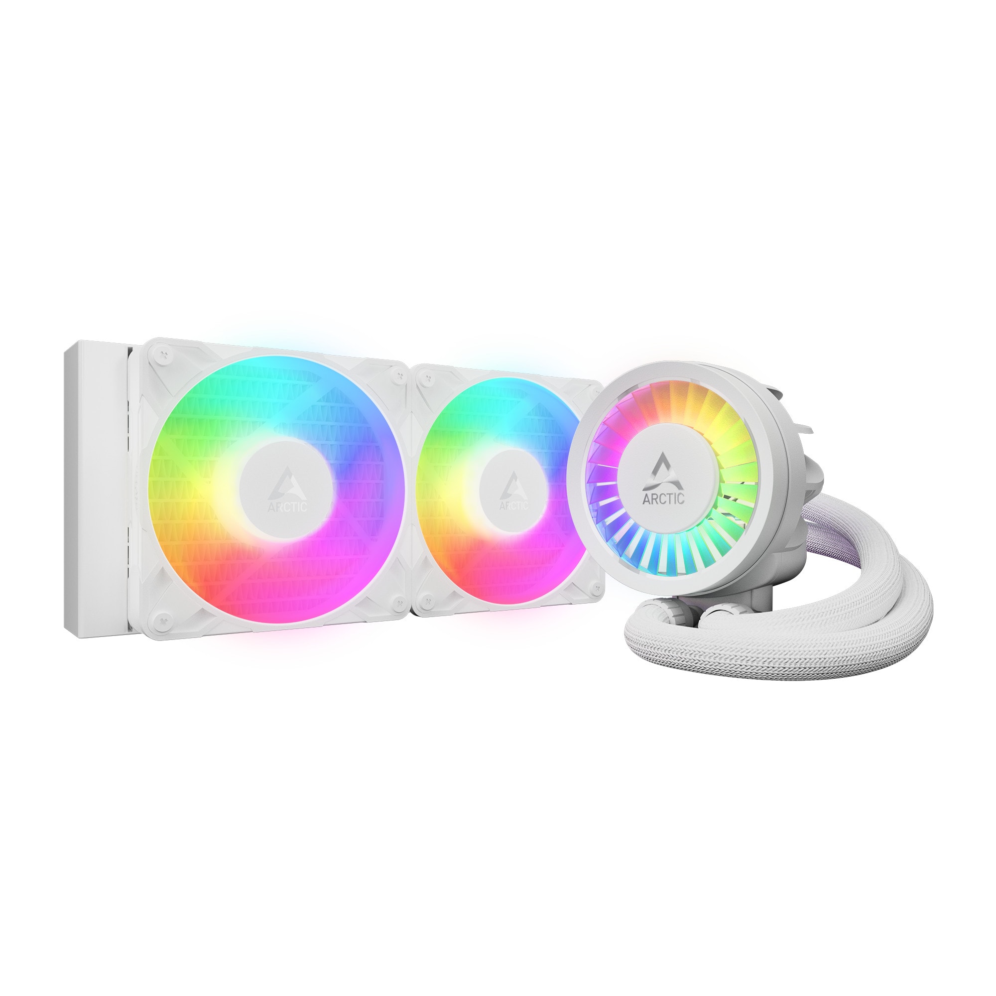 Arctic Liquid Freezer Iii Pro 240 A-Rgb Weiß Komplettwasserkühlung Für Amd Und Intel Cpu Weiss Acfre00186a