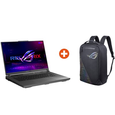 Bundle: ASUS ROG Strix G16 G614FM-RV027W + ASUS BP1501G ROG Backpack bis 17,3 Zoll (43.9 cm)