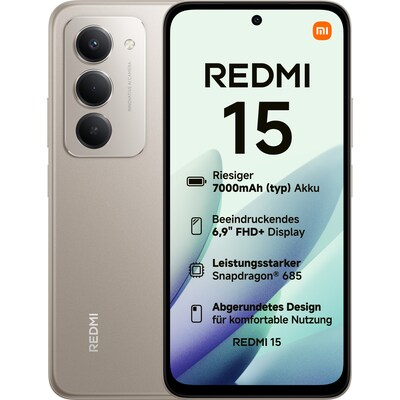 Xiaomi Redmi 15 6/128GB Dual-SIM Titan Gray