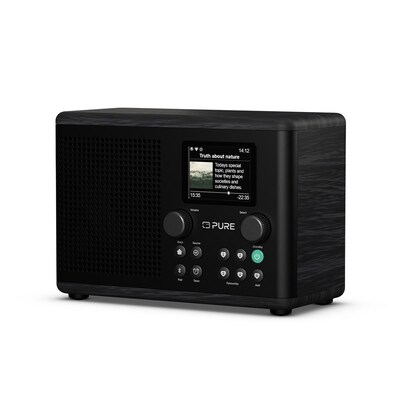 Pure Classic H4i Digitalradio Kaffee Schwarz/Esche