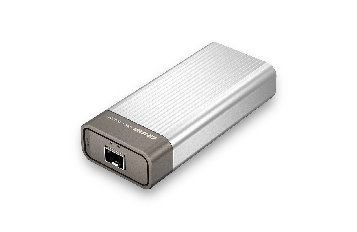QNAP QNA-UC10G1SF USB 4 Typ-C auf 10GbE SFP+ Netzwerkadapter Thunderbolt 3/4