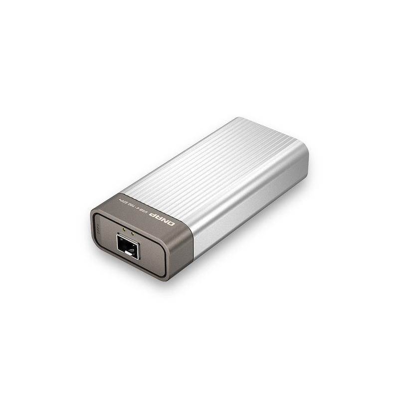 ORIGINAL günstig Kaufen-QNAP QNA-UC10G1SF USB 4 Typ-C auf 10GbE SFP+ Netzwerkadapter Thunderbolt 3/4. QNAP QNA-UC10G1SF USB 4 Typ-C auf 10GbE SFP+ Netzwerkadapter Thunderbolt 3/4 <![CDATA[• Original QNAP USB-C zu SFP+ Netzwerkadapter • massives Gehäuse aus eloxiertem Aluminium, 