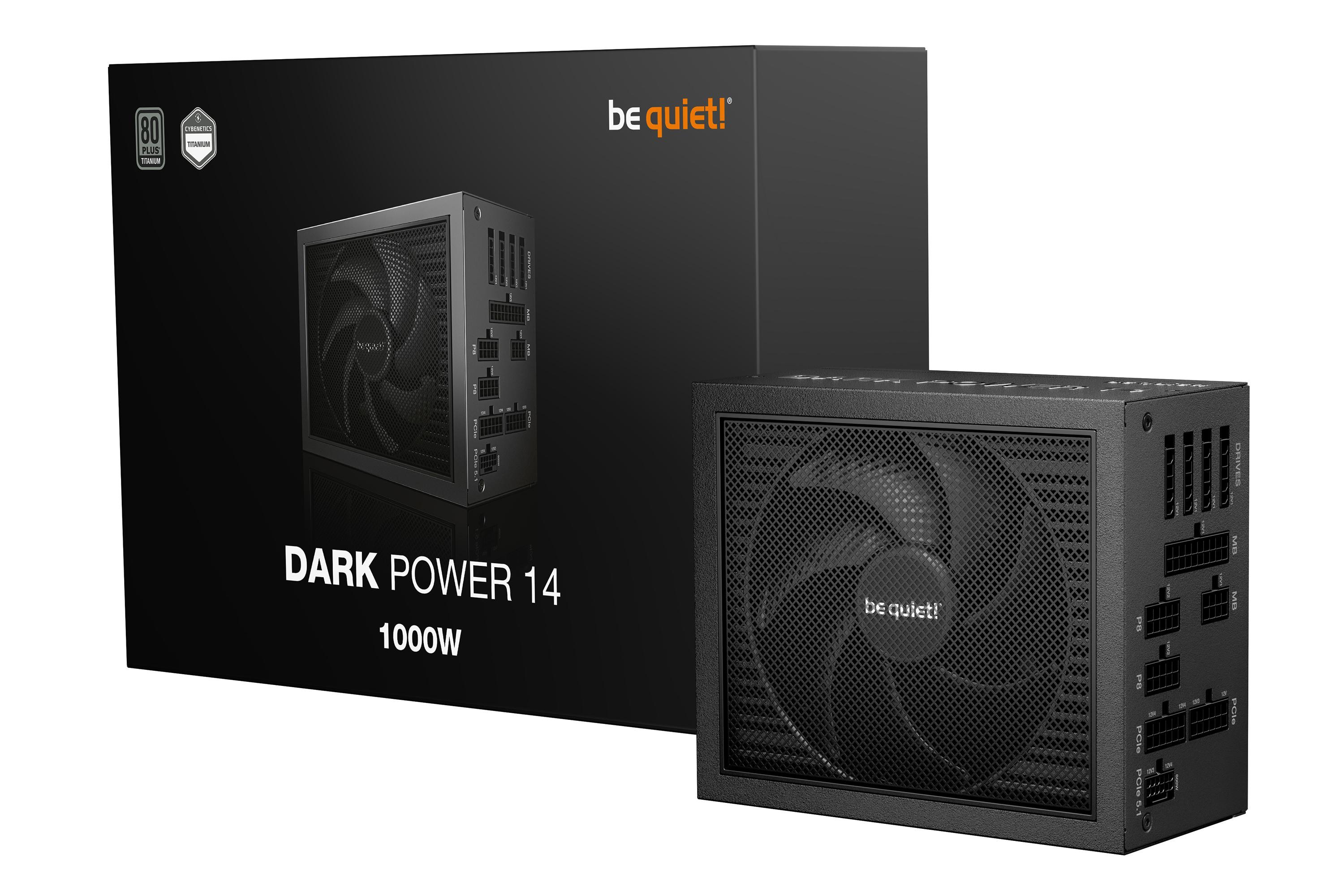 be quiet! Dark Power 14 1000 Watt ATX 3.1 PCIe 5.1 80+ Titanium Netzteil