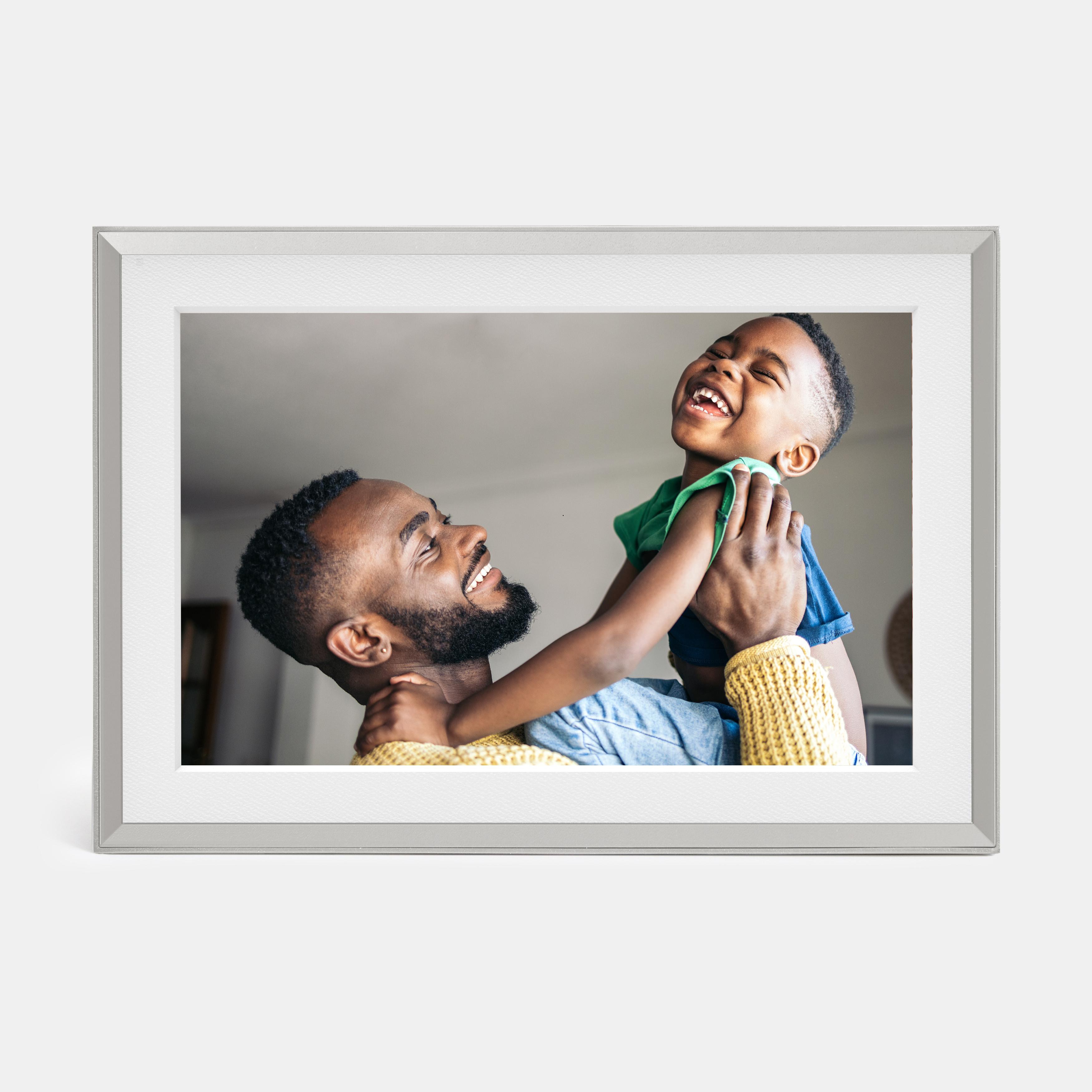 Aura Frames AF905 Photoframe Carver Mat - Clay with white mat 25,4cm (10") Digitaler Bilderrahme
