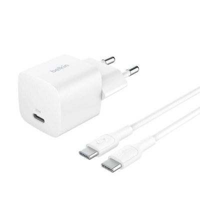 Belkin BOOST CHARGE USB-C-Ladegerät (25 W) und USB-C-/USB-C-Kabel