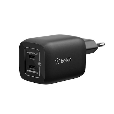 Image of Belkin USB-C-Ladegerät mit zwei Anschlüssen (65 W) für die Nintendo Switch 2