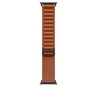 Apple 49 mm Alpine Loop Terracotta - Small - Titan Schwarz