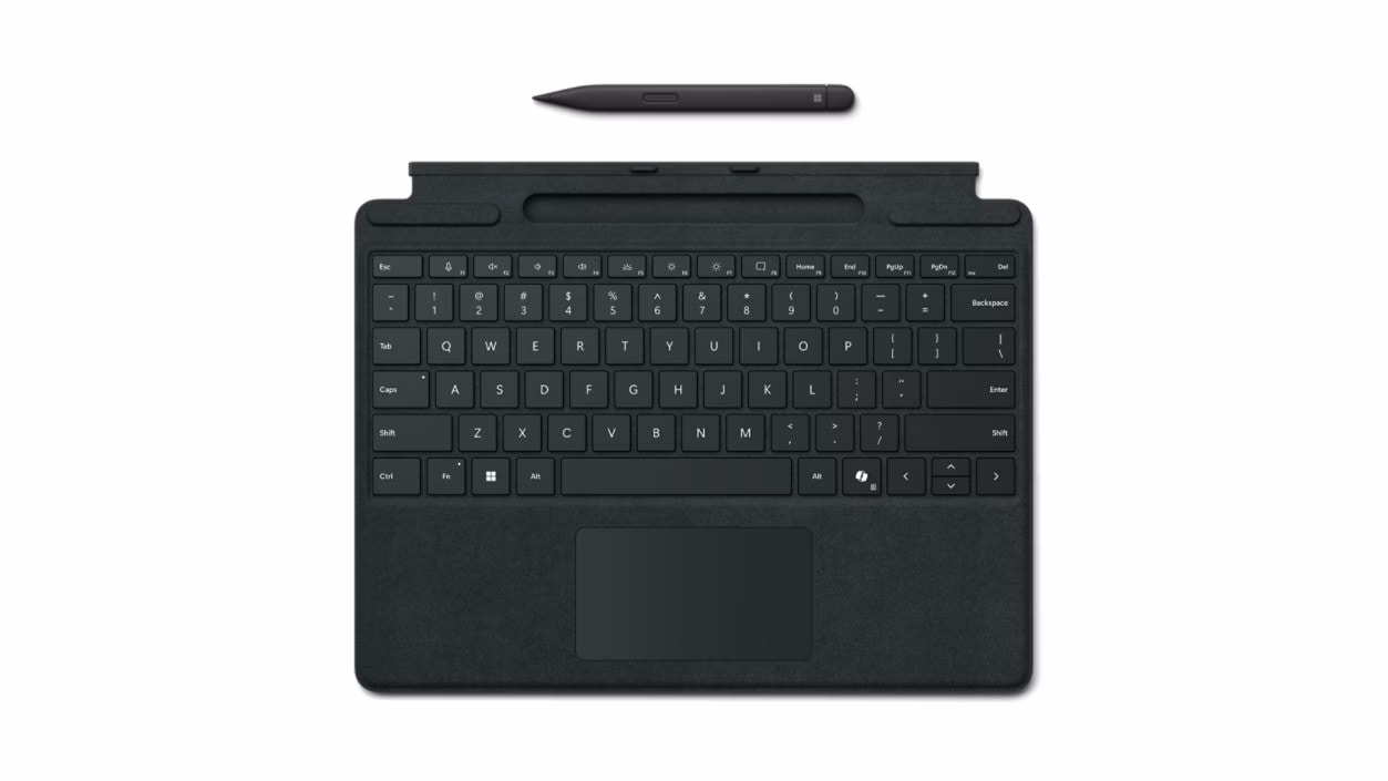 Microsoft Surface Pro Type Cover mit Slim Pen for Business Nordic schwarz