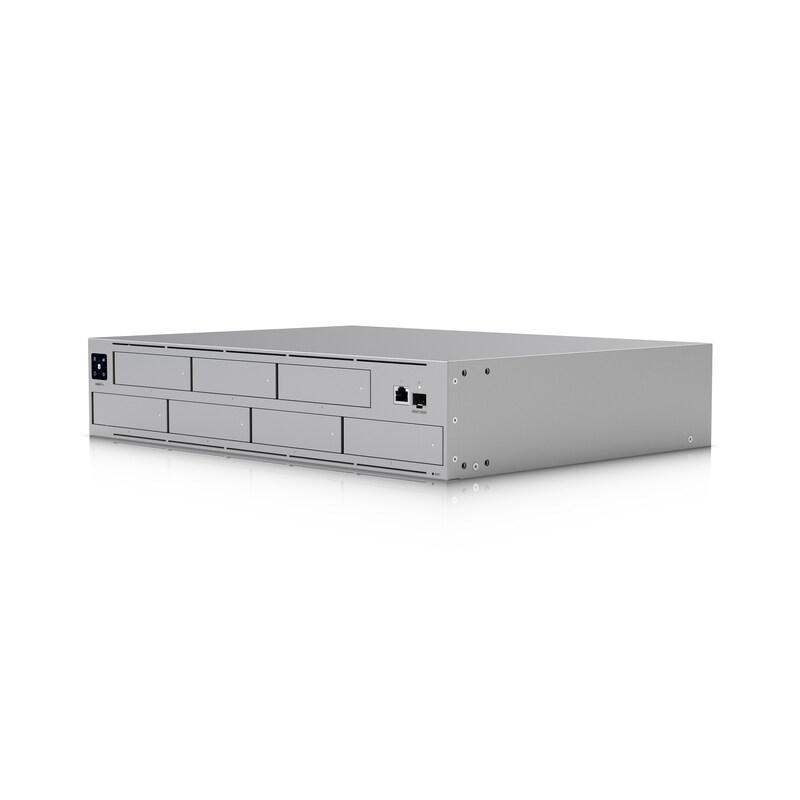 SFP günstig Kaufen-Ubiquiti UNAS Pro 7-Bay NAS System 10G SFP+ Rackmount. Ubiquiti UNAS Pro 7-Bay NAS System 10G SFP+ Rackmount <![CDATA[• 1.7GHz ARM Cortex A57 - 8 Kern-Prozessor • 8GB RAM • 7x 2,5