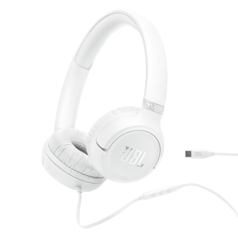 JBL TUNE 530C On-Ear Kopfhörer Mikrofon USB-C Weiß