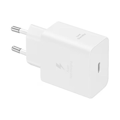 Samsung EP-T4511 Schnellladegerät 45W Power mit 5A Kabel weiß