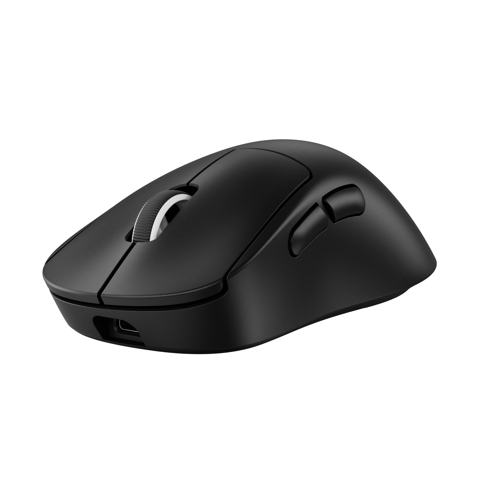 Logitech PRO X SUPERLIGHT 2 DEX Gaming-Maus Schwarz kabelgebunden / kabellos (Funk) für Rechtshänder