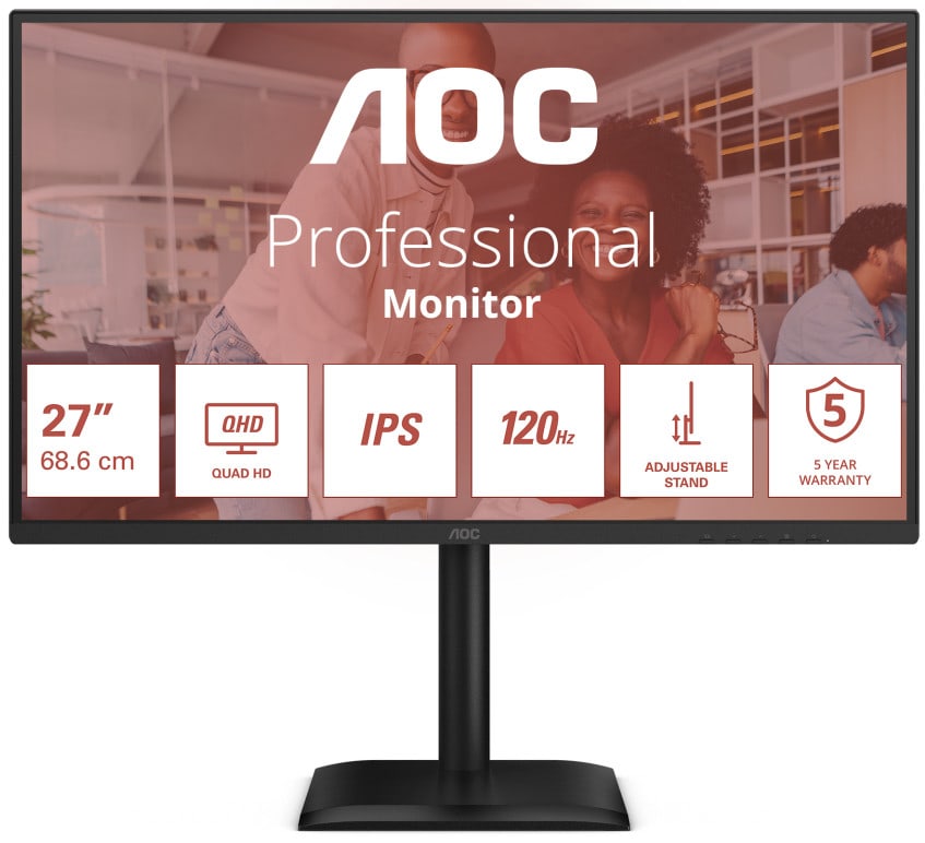 AOC Q27E4U 27 Zoll WQHD IPS Panel 16:9 120 Hz Monitor