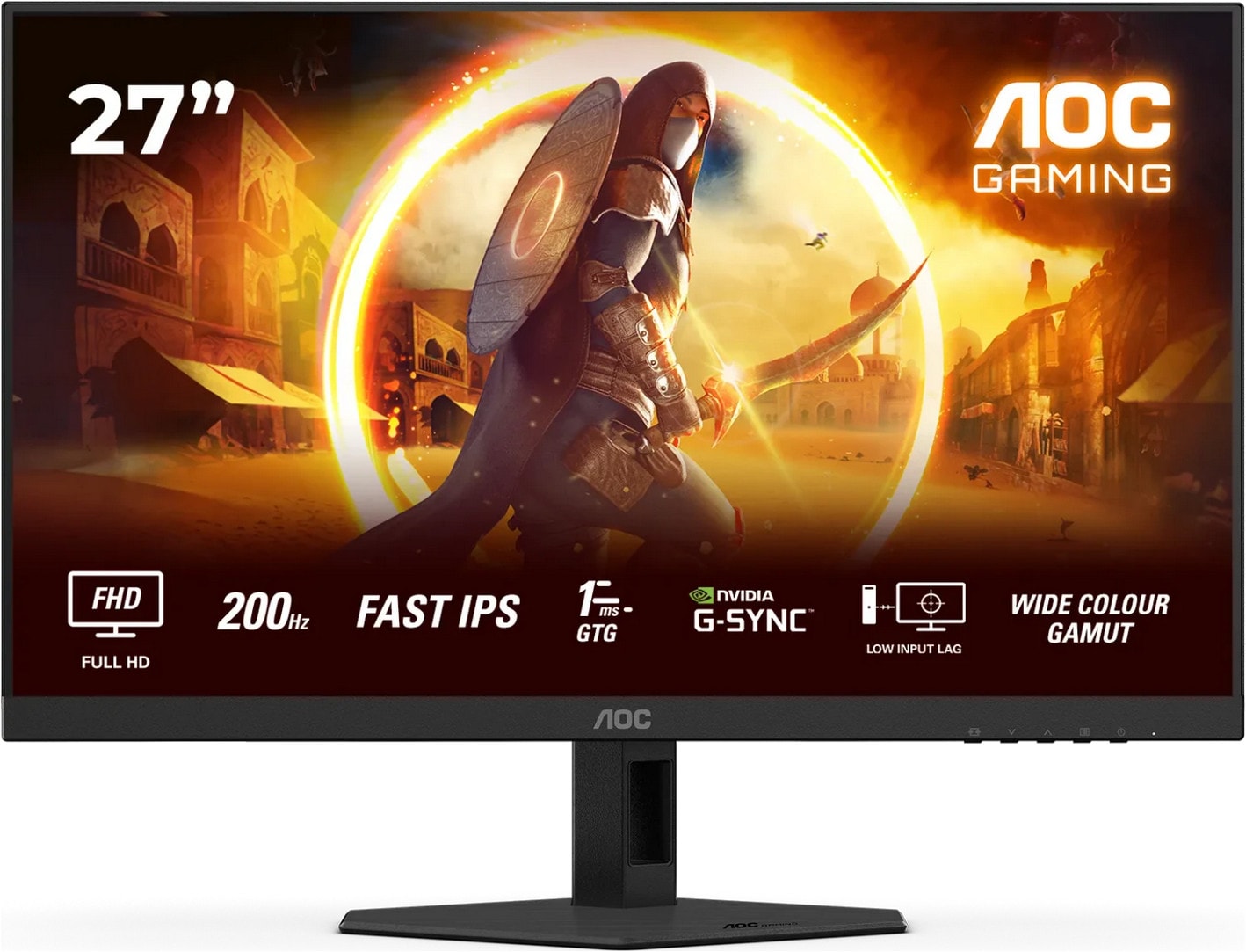 AOC 27G4HRE 27 Zoll Full HD Fast IPS Panel 16:9 200 Hz Gaming Monitor