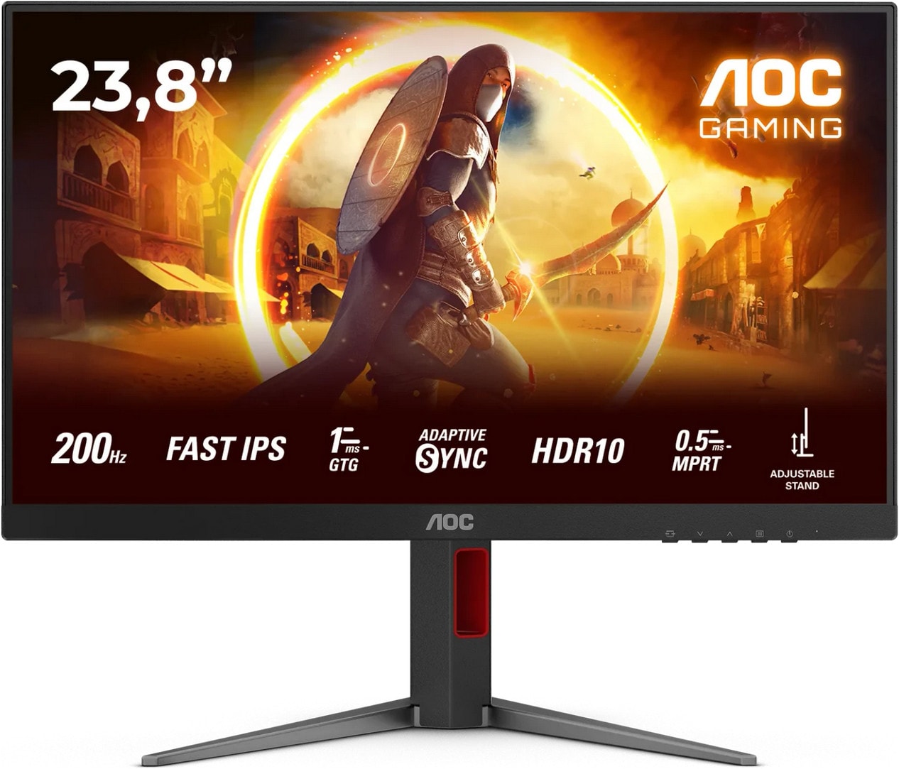 AOC 24G4HA 23.8 Zoll Full HD Fast IPS Panel 16:9 200 Hz Gaming Monitor