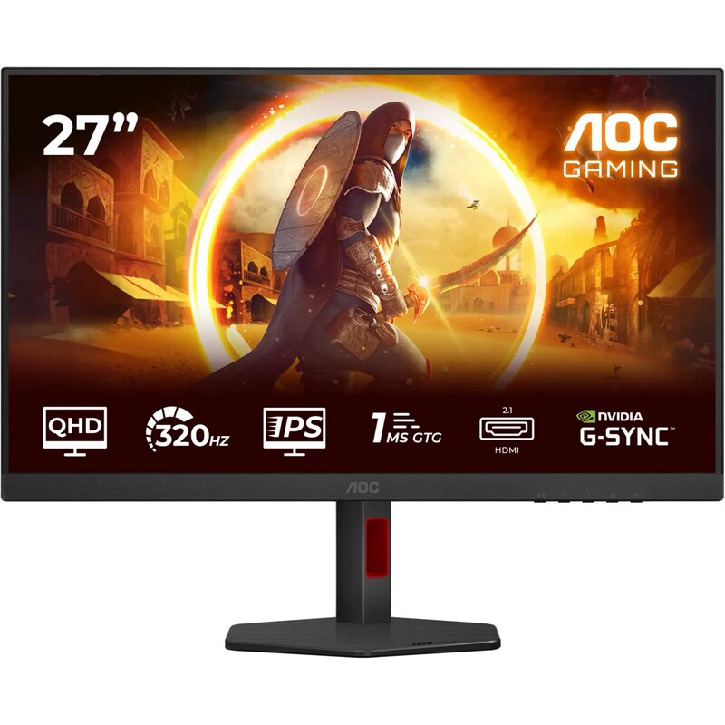 AOC Q27G4SRU 27 Zoll WQHD Fast IPS LED 16:9 320 Hz Gaming Monitor