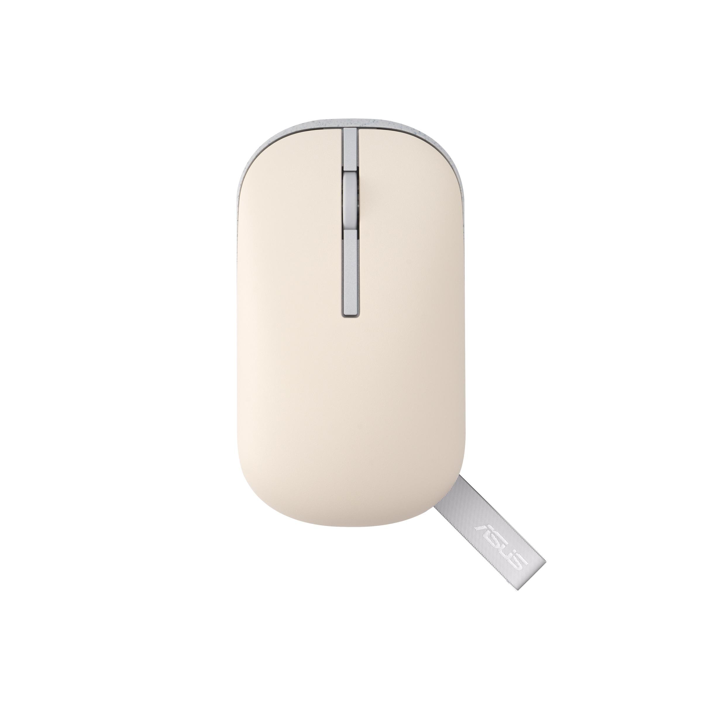 ASUS MD100 Maus Beige (Funk / Bluetooth) für Links- & Rechtshänder